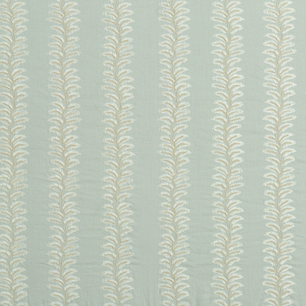 Samples and Purchasing available for Bradbourne - Pale Aqua Light Green By G P & J Baker | Langdale |  Multipurpose Embroidery at Designer Wallcoverings and Fabrics