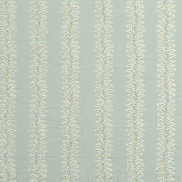 Samples and Purchasing available for Bradbourne - Pale Aqua Light Green By G P & J Baker | Langdale |  Multipurpose Embroidery at Designer Wallcoverings and Fabrics