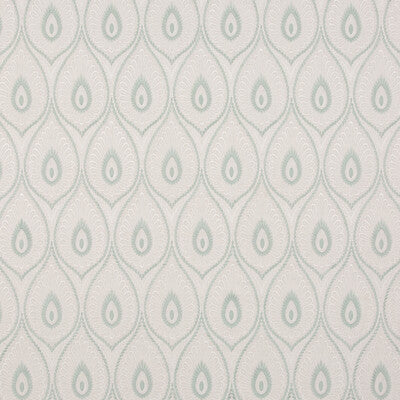 Samples and Purchasing available for Ashmore - Aqua Teal By G P & J Baker | Ashmore |  Drapery Embroidery at Designer Wallcoverings and Fabrics