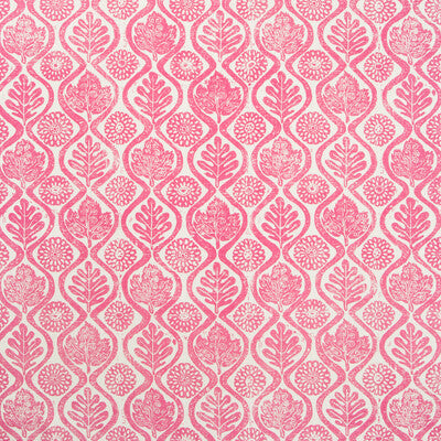 Samples and Purchasing available for Oakleaves - Fuschia Pink By Lee Jofa | Blithfield |Medallion / Suzani / Persian Global Multipurpose Print at Designer Wallcoverings and Fabrics