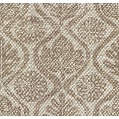 Samples and Purchasing available for Oakleaves - Taupe/Oat Beige By Lee Jofa | Blithfield |Botanical & Floral Modern Multipurpose Print at Designer Wallcoverings and Fabrics