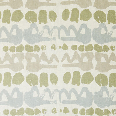 Samples and Purchasing available for Altamira - Green/Stone Green By Lee Jofa | Blithfield |Modern Global Multipurpose Print at Designer Wallcoverings and Fabrics