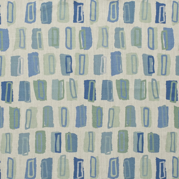 Samples and Purchasing available for Hudson - Blue/Green Blue By Lee Jofa | Blithfield | Modern Multipurpose Print at Designer Wallcoverings and Fabrics