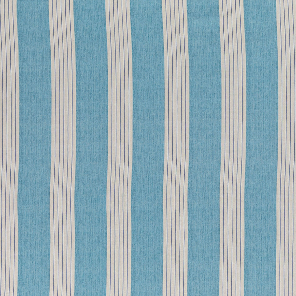 Samples and Purchasing available for Lambert Stripe - Aqua Turquoise By Lee Jofa | Blithfield | Stripes Multipurpose Print at Designer Wallcoverings and Fabrics