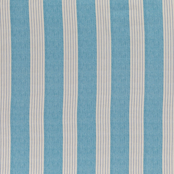 Samples and Purchasing available for Lambert Stripe - Aqua Turquoise By Lee Jofa | Blithfield | Stripes Multipurpose Print at Designer Wallcoverings and Fabrics