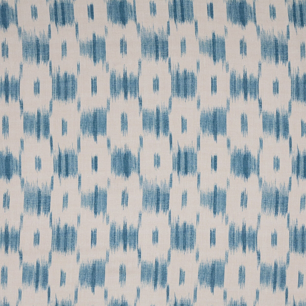 Samples and Purchasing available for Ikat Check - Aqua Ivory By Lee Jofa | Blithfield | Check/Houndstooth Multipurpose Print at Designer Wallcoverings and Fabrics