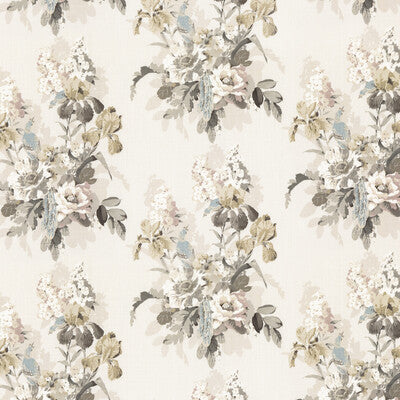 Samples and Purchasing available for Bird & Iris - Ivory/Mole White By G P & J Baker | Signature Prints |Botanical & Floral Flora & Fauna Multipurpose Print at Designer Wallcoverings and Fabrics