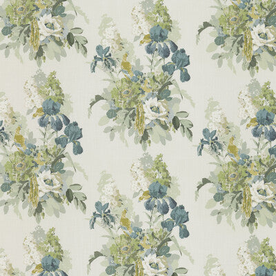 Samples and Purchasing available for Bird & Iris - Soft Teal Beige By G P & J Baker | Signature Prints |Botanical & Floral Flora & Fauna Multipurpose Print at Designer Wallcoverings and Fabrics