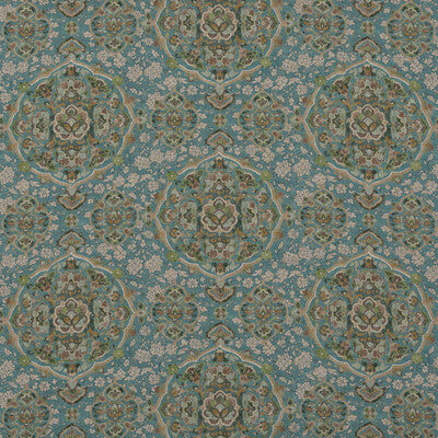 Samples and Purchasing available for Kiana - Teal Green By G P & J Baker | Caspian |  Multipurpose Print at Designer Wallcoverings and Fabrics