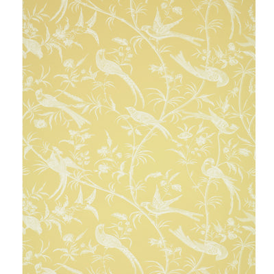 Samples and Purchasing available for Bengali - Mimosa Light Yellow By Brunschwig & Fils |  | Botanical & Floral Wallcovering Print at Designer Wallcoverings and Fabrics