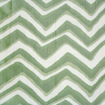 Samples and Purchasing available for Chevron Bar Silk Warp Print - Leaf Green By Brunschwig & Fils |  | Geometric Multipurpose Print at Designer Wallcoverings and Fabrics