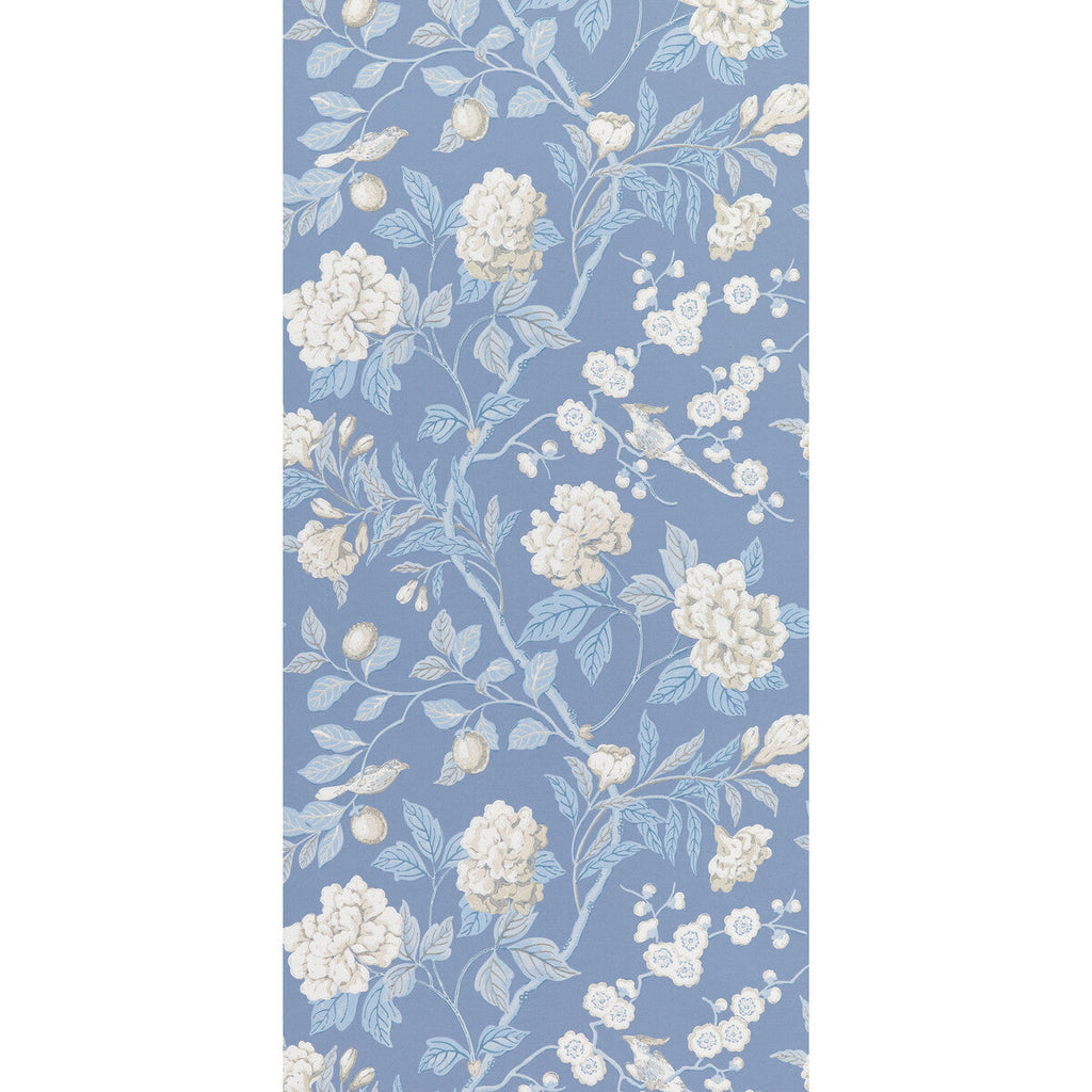 Samples and Purchasing available for Emperor'S Garden - Blue  By G P & J Baker | Signature Ii Wallpapers |Botanical & Floral  Wallcovering  at Designer Wallcoverings and Fabrics