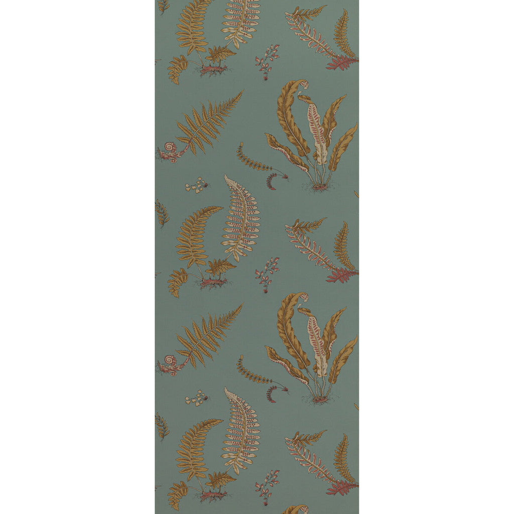 Samples and Purchasing available for Ferns - Teal  By G P & J Baker | Signature Ii Wallpapers |Botanical & Floral  Wallcovering Print at Designer Wallcoverings and Fabrics