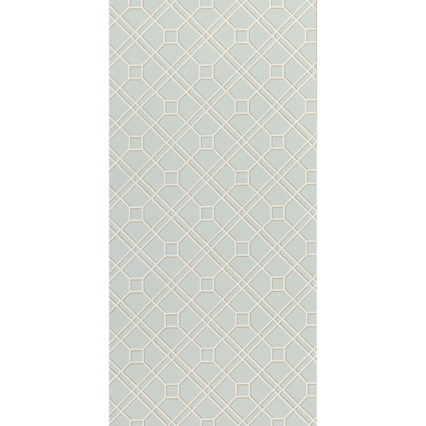 Samples and Purchasing available for Langdale Trellis - Soft Aqua  By G P & J Baker | Signature Ii Wallpapers |Modern Geometric Wallcovering Print at Designer Wallcoverings and Fabrics