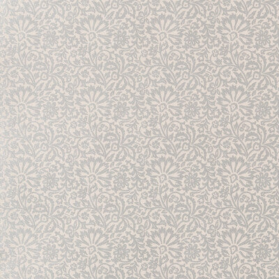 Samples and Purchasing available for Flora - Silver Silver By G P & J Baker | Langdale |Damask  Wallcovering Print at Designer Wallcoverings and Fabrics