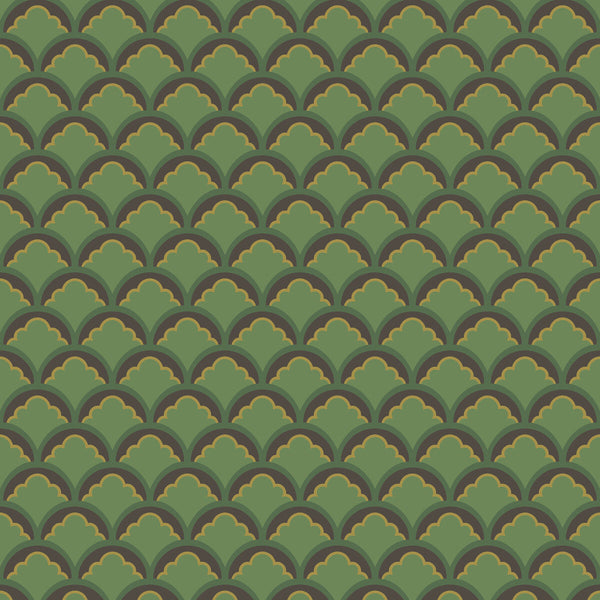 Samples and Purchasing available for Mount Temple Small - Emerald Green By G P & J Baker | Ashmore Wallpaper |  Wallcovering  at Designer Wallcoverings and Fabrics