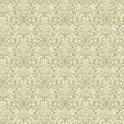 Samples and Purchasing available for Fritillerie - Green Green By G P & J Baker | Original Brantwood Wallpaper |Botanical & Floral  Wallcovering  at Designer Wallcoverings and Fabrics