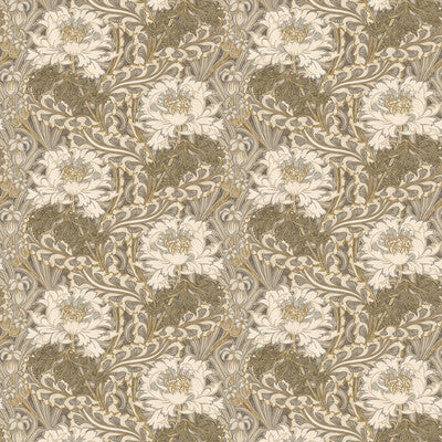 Samples and Purchasing available for Brantwood - Woodsmoke Beige By G P & J Baker | Original Brantwood Wallpaper |Botanical & Floral  Wallcovering  at Designer Wallcoverings and Fabrics