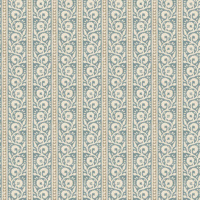 Samples and Purchasing available for Bibury - Blue Blue By G P & J Baker | House Small Prints Wallpaper |Botanical & Floral  Wallcovering  at Designer Wallcoverings and Fabrics