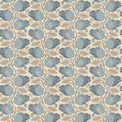 Samples and Purchasing available for Calcot - Indigo Blue By G P & J Baker | House Small Prints Wallpaper |Botanical & Floral  Wallcovering  at Designer Wallcoverings and Fabrics