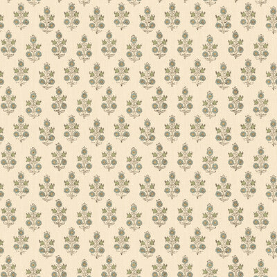 Samples and Purchasing available for Poppy Sprig - Aqua Blue By G P & J Baker | House Small Prints Wallpaper |Botanical & Floral  Wallcovering  at Designer Wallcoverings and Fabrics