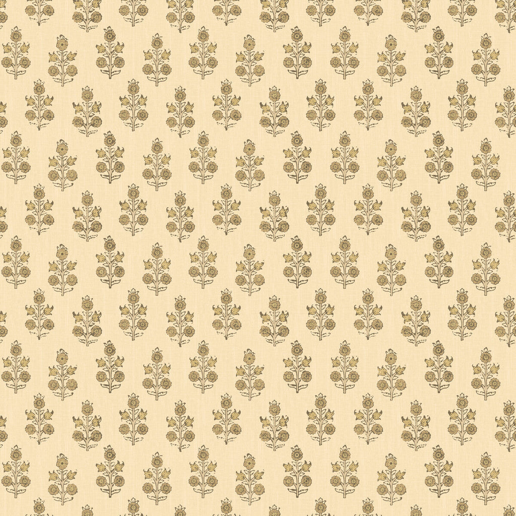 Samples and Purchasing available for Poppy Sprig - Parchment Brown By G P & J Baker | House Small Prints Wallpaper |Botanical & Floral  Wallcovering  at Designer Wallcoverings and Fabrics