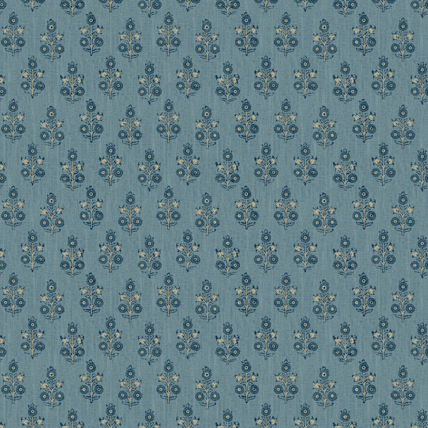 Samples and Purchasing available for Poppy Sprig - Blue Blue By G P & J Baker | House Small Prints Wallpaper |Botanical & Floral  Wallcovering  at Designer Wallcoverings and Fabrics