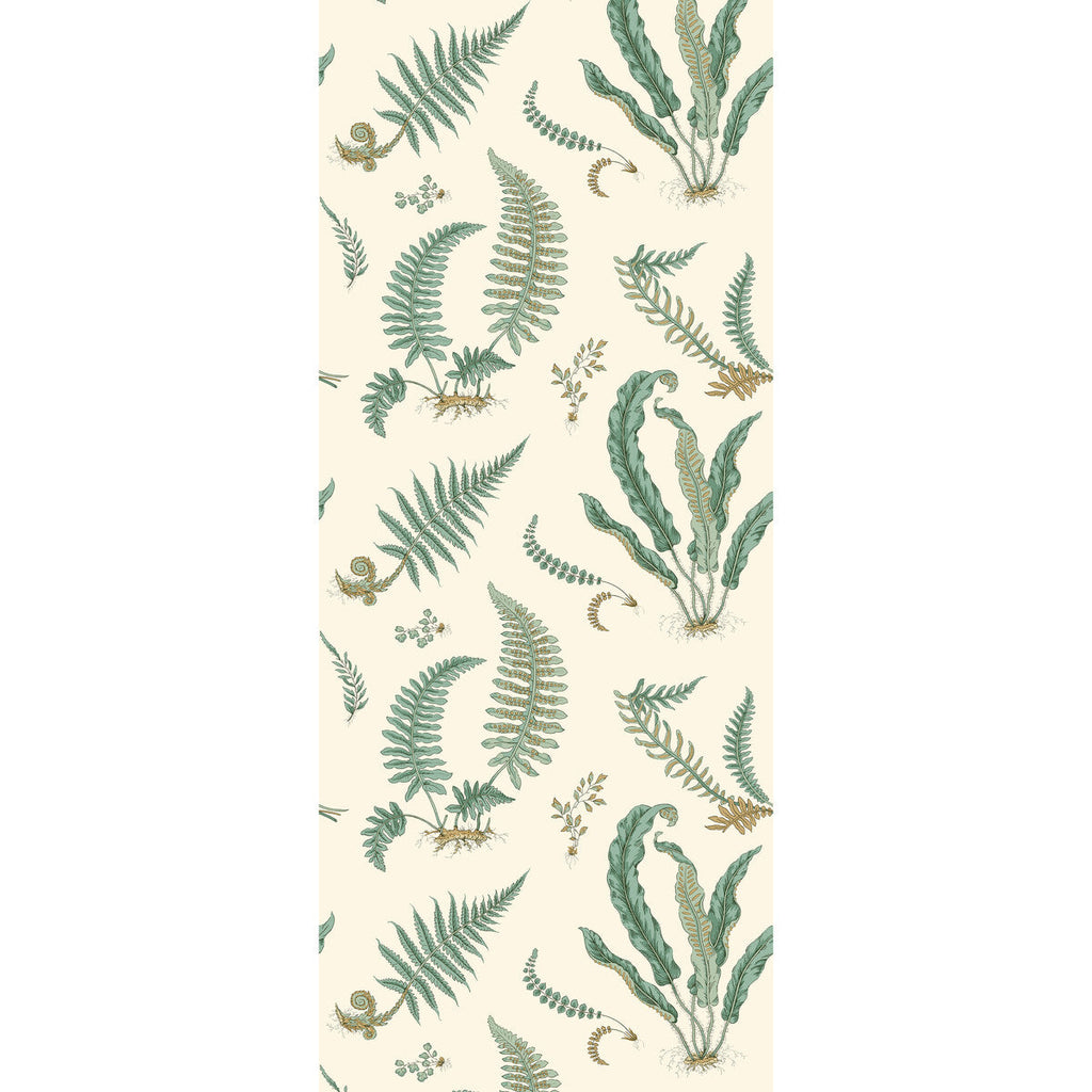 Samples and Purchasing available for Ferns - Verdigris Beige By G P & J Baker | Originals Wallpaper |Botanical & Floral  Wallcovering  at Designer Wallcoverings and Fabrics