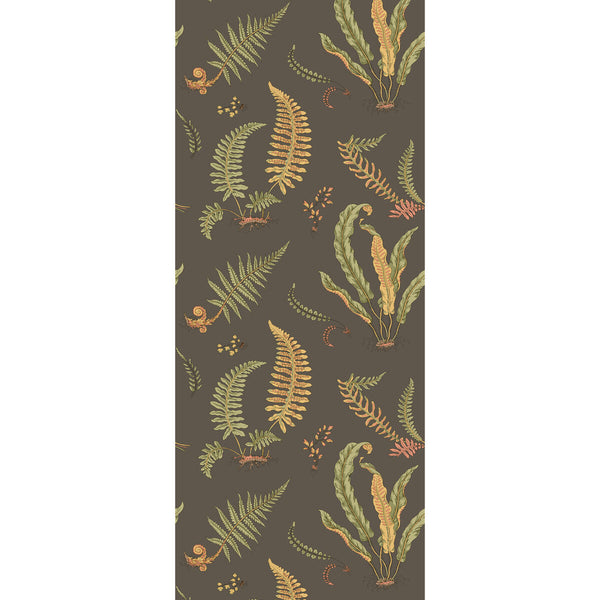 Samples and Purchasing available for Ferns - Charcoal Black By G P & J Baker | Originals Wallpaper |Botanical & Floral  Wallcovering  at Designer Wallcoverings and Fabrics