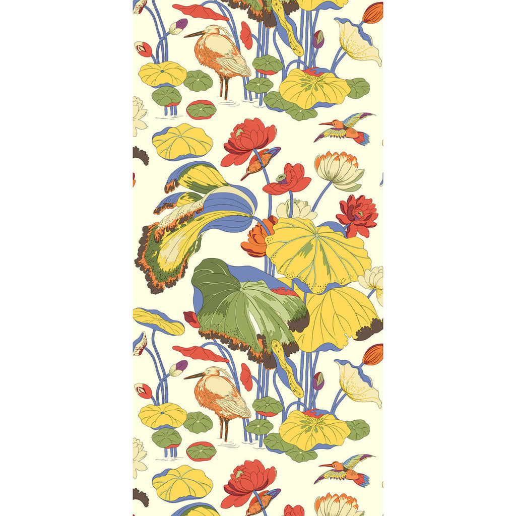 Samples and Purchasing available for Nympheus - Jazz Beige By G P & J Baker | Originals Wallpaper |Botanical & Floral  Wallcovering  at Designer Wallcoverings and Fabrics