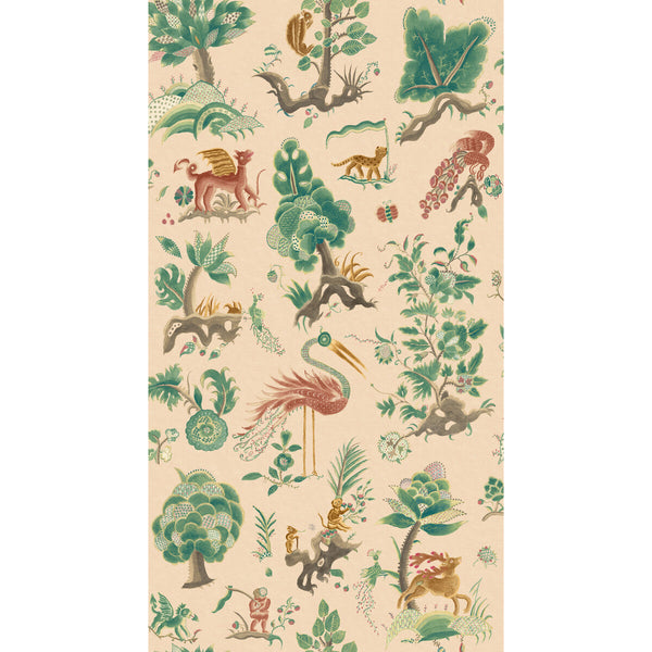 Samples and Purchasing available for Gertrude - Plaster Pink By G P & J Baker | Originals Wallpaper |Animal/Insects  Wallcovering  at Designer Wallcoverings and Fabrics