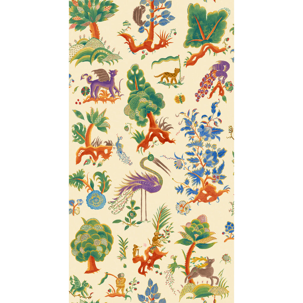 Samples and Purchasing available for Gertrude - Jewel Green By G P & J Baker | Originals Wallpaper |Animal/Insects  Wallcovering  at Designer Wallcoverings and Fabrics