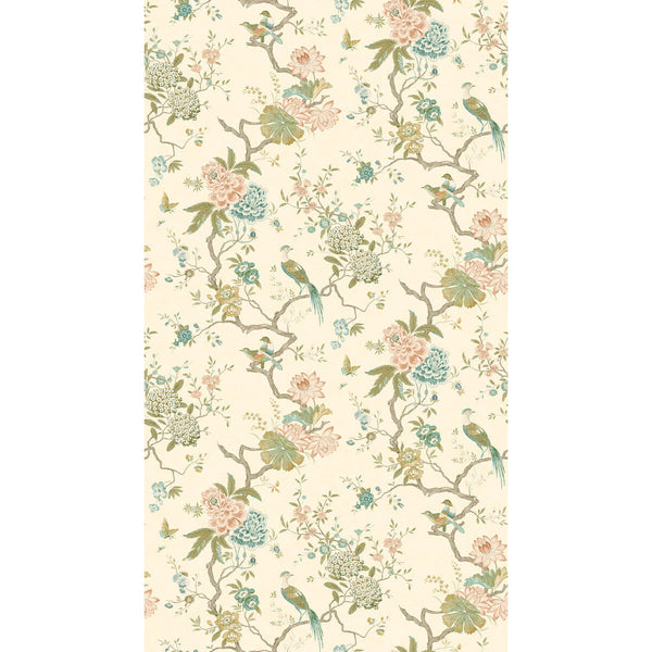 Samples and Purchasing available for Oriental Bird - Antique Ivory By G P & J Baker | Originals Wallpaper |Botanical & Floral  Wallcovering  at Designer Wallcoverings and Fabrics