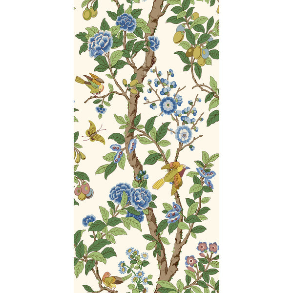 Samples and Purchasing available for Eldon - Green/Blue Green By G P & J Baker | Originals Wallpaper |Botanical & Floral  Wallcovering  at Designer Wallcoverings and Fabrics