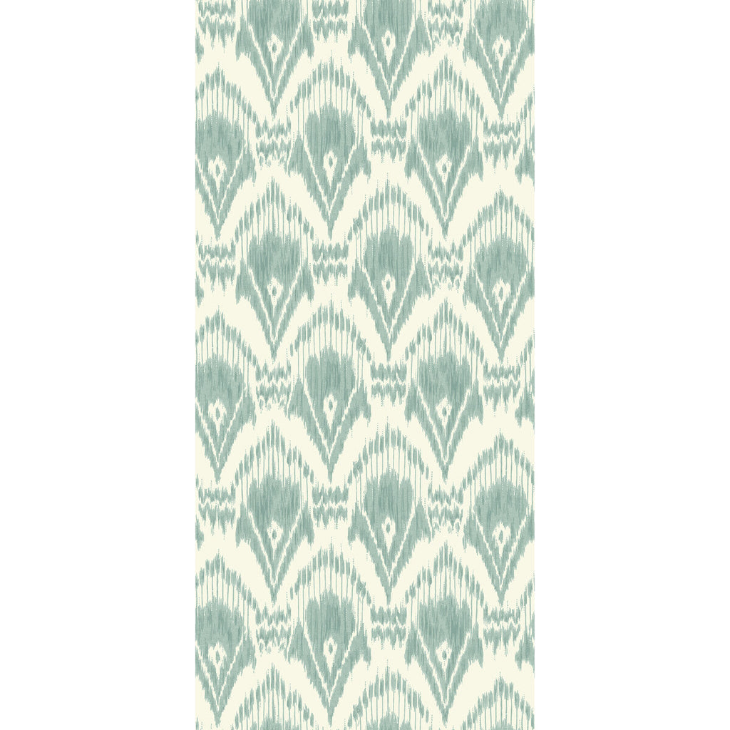 Samples and Purchasing available for Zaraband - Aqua Green By G P & J Baker | Originals Wallpaper |Geometric  Wallcovering  at Designer Wallcoverings and Fabrics