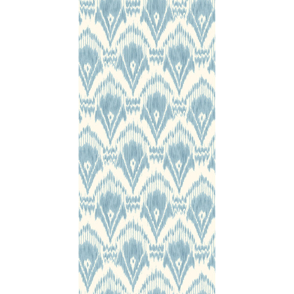 Samples and Purchasing available for Zaraband - Soft Blue Blue By G P & J Baker | Originals Wallpaper |Geometric  Wallcovering  at Designer Wallcoverings and Fabrics