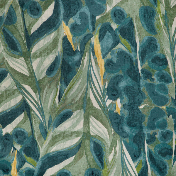 Samples and Purchasing available for Caspia - Stormcloud Teal By Kravet Couture | Altuzarra | Abstract Drapery Print at Designer Wallcoverings and Fabrics