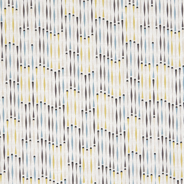 Samples and Purchasing available for Cassandra - Charcoal/Chartreuse  By Clarke And Clarke | Octavia By Studio G For C&C |Modern Geometric Multipurpose Print at Designer Wallcoverings and Fabrics