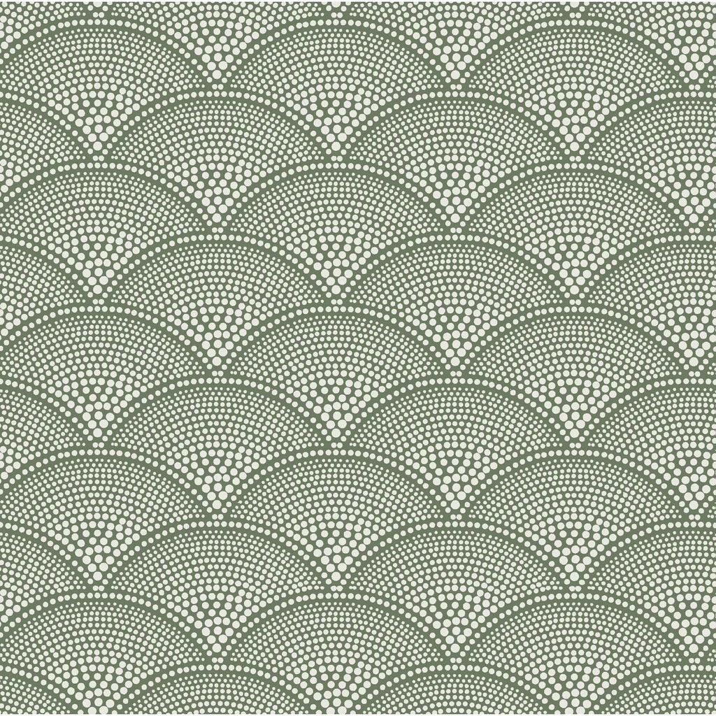 Samples and Purchasing available for Feather Fan - Crm On Olv Olive Green By Cole & Son | Cole & Son Contemporary Fabrics |Modern Flamestitch Upholstery Weave at Designer Wallcoverings and Fabrics