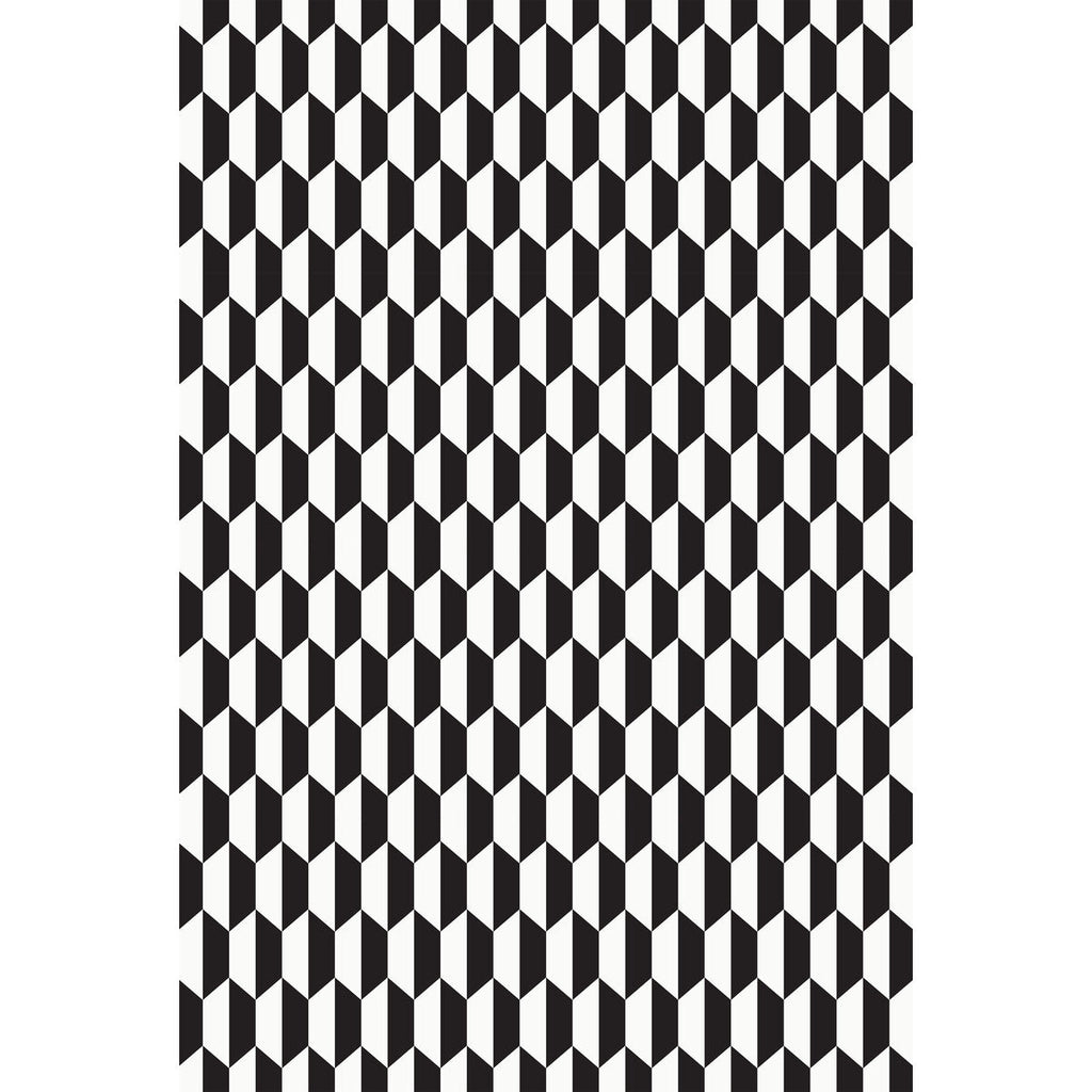 Samples and Purchasing available for Tile - Blk Wht Multi By Cole & Son | Cole & Son Contemporary Fabrics |Modern Geometric Upholstery Weave at Designer Wallcoverings and Fabrics