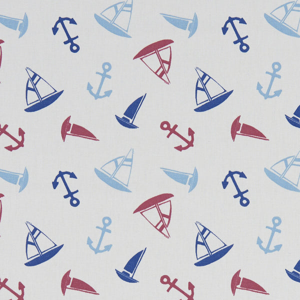 Samples and Purchasing available for Ahoy - Marine  By Clarke And Clarke | Land & Sea By Studio G For C&C | Novelty Multipurpose Print at Designer Wallcoverings and Fabrics