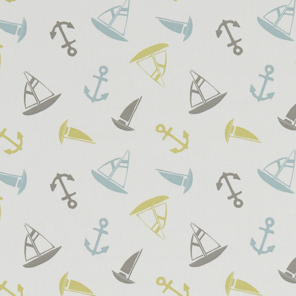 Samples and Purchasing available for Ahoy - Mineral  By Clarke And Clarke | Land & Sea By Studio G For C&C | Novelty Multipurpose Print at Designer Wallcoverings and Fabrics