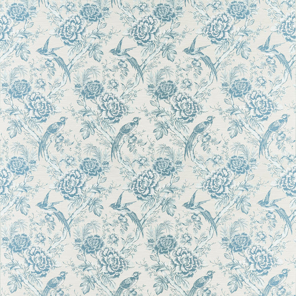 Samples and Purchasing available for Avium - Eau De Nil Blue By Clarke And Clarke | Clarke & Clarke Botanist | Botanical & Floral Multipurpose  at Designer Wallcoverings and Fabrics