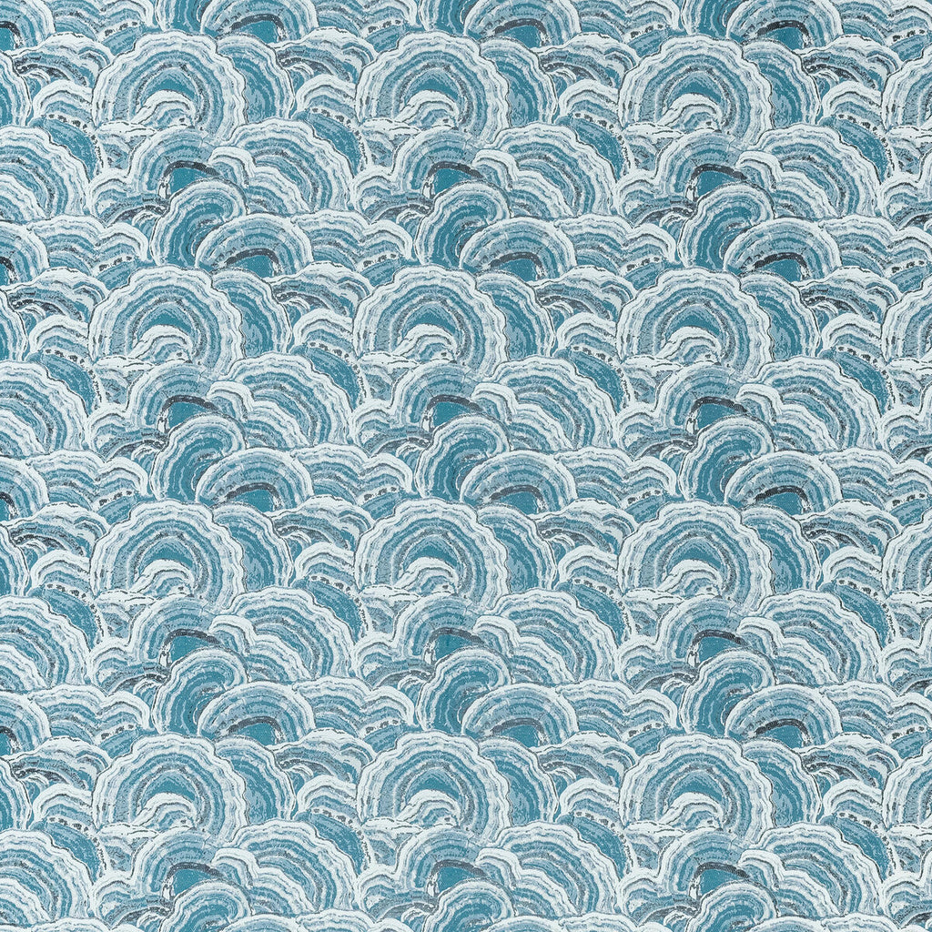 Samples and Purchasing available for Langei - Kingfisher Blue By Clarke And Clarke | Geomo By Studio G For C&C |Modern Geometric Multipurpose  at Designer Wallcoverings and Fabrics