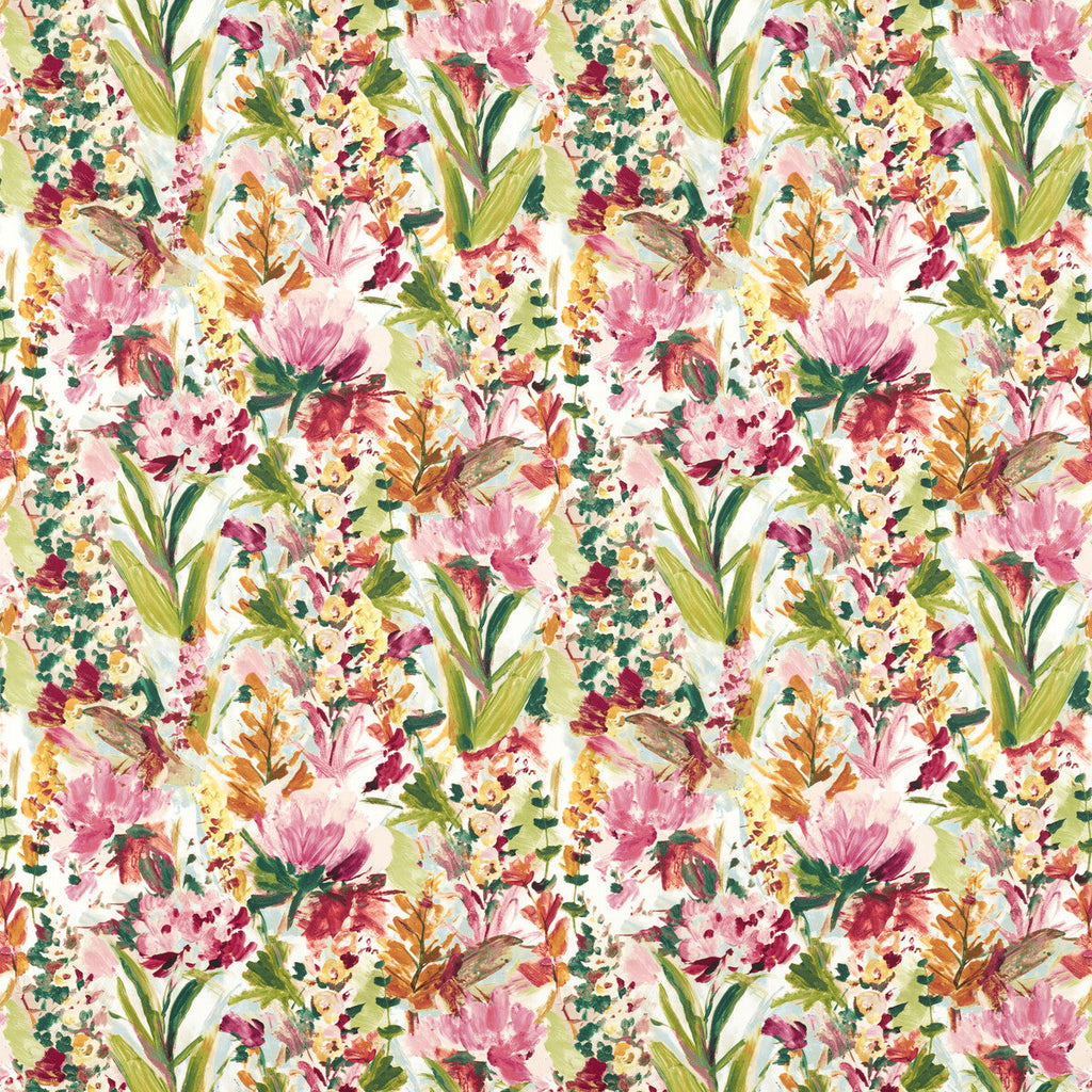 Samples and Purchasing available for Hydrangea - Mineral/Ochre Multi By Clarke And Clarke | Floral Flourish By Studio G For C&C |Botanical & Floral  Multipurpose Print at Designer Wallcoverings and Fabrics