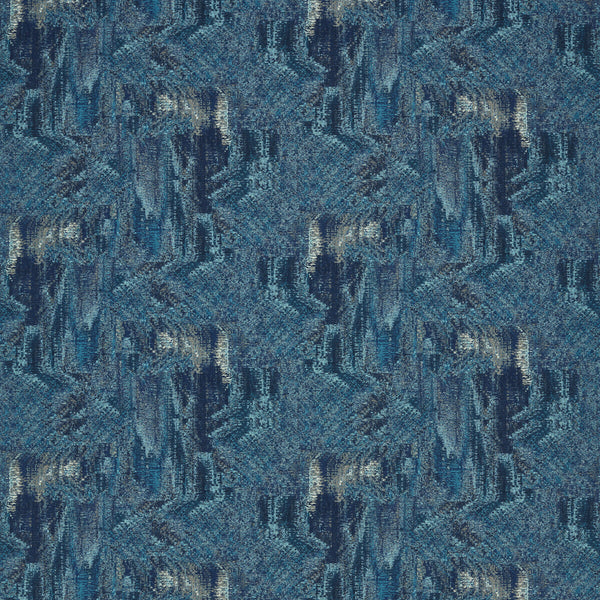 Samples and Purchasing available for Hillcrest Velvet - Midnight Blue By Clarke And Clarke | Clarke & Clarke Ferndene | Abstract Upholstery Print at Designer Wallcoverings and Fabrics