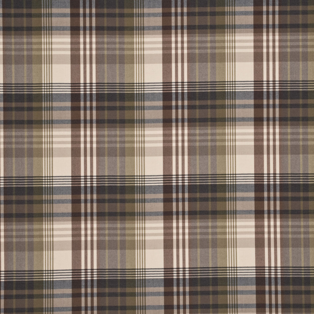 Samples and Purchasing available for Ancient Tartan - Charcoal/Gold Beige By Mulberry | Grand Tour |Plaid / Check  Multipurpose Weave at Designer Wallcoverings and Fabrics