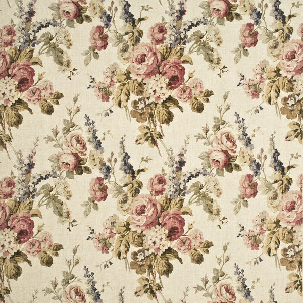 Samples and Purchasing available for Vintage Floral - Antique/Rose Beige By Mulberry | Country Weekend |Botanical & Floral  Multipurpose Print at Designer Wallcoverings and Fabrics