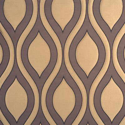 Samples and Purchasing available for Galahad Silk - Copper/Nutmeg Brown By Mulberry | Living Legends |Modern Geometric Drapery Silk at Designer Wallcoverings and Fabrics