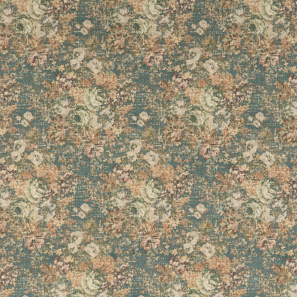 Samples and Purchasing available for Bohemian Tapestry - Teal Teal By Mulberry | Bohemian Weaves |  Upholstery Weave at Designer Wallcoverings and Fabrics